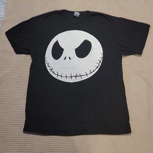 Disney's Nightmare Before Christmas Jack Skellington Men's T Shirt L Halloween